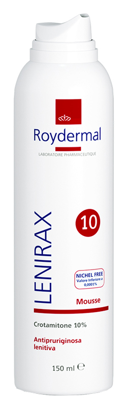LENIRAX 10 MOUSSE DERMATOLOGICA CROTAMITONE 10% 150 ML - Farmacia Artemisia di Montecuollo Dott. Angelo snc