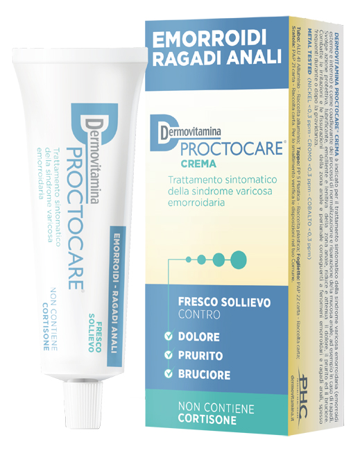 DERMOVITAMINA PROCTOCARE CREMA EMORROIDI RAGADI ANALI 30 ML CON CANNULA - Farmacia Artemisia di Montecuollo Dott. Angelo snc