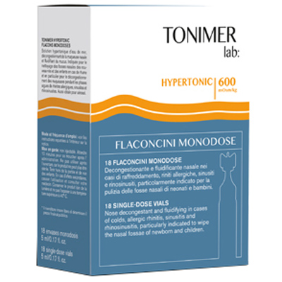 TONIMER LAB HYPERTONIC 18 FLACONCINI MONODOSE - Farmacia Artemisia di Montecuollo Dott. Angelo snc