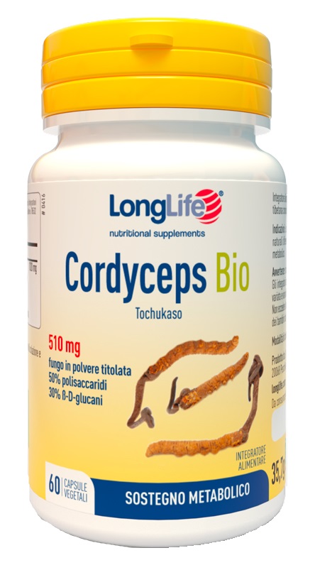 LONGLIFE CORDYCEPS BIO 60 CAPSULE VEGETALI - Farmacia Artemisia di Montecuollo Dott. Angelo snc