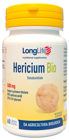 LONGLIFE HERICIUM BIO 60 CAPSULE VEGETALI - Farmacia Artemisia di Montecuollo Dott. Angelo snc