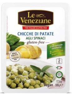 LE VENEZIANE CHICCHE DI PATATE AGLI SPINACI 500 G - Farmacia Artemisia di Montecuollo Dott. Angelo snc