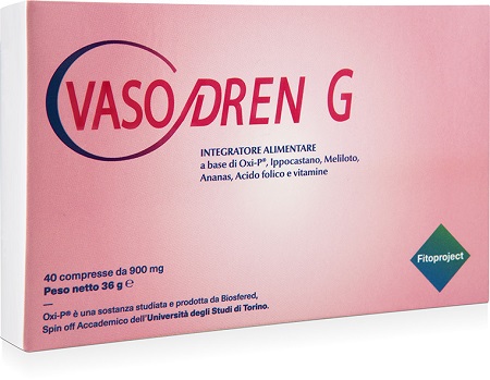 VASODREN G 40 COMPRESSE DA 900 MG - Farmacia Artemisia di Montecuollo Dott. Angelo snc