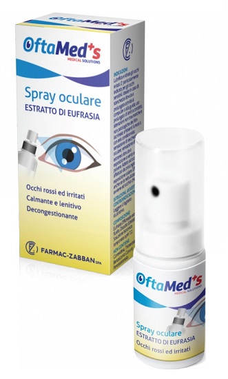 OFTAMED'S SPRAY OCULARE OCCHI ROSSI E IRRITATI ESTRATTO EUFRASIA 10 ML - Farmacia Artemisia di Montecuollo Dott. Angelo snc