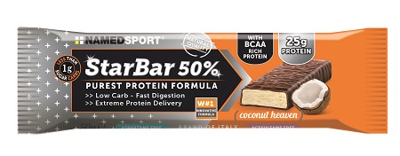 STARBAR 50% PROTEIN COCONUT HEAVEN 50 G - Farmacia Artemisia di Montecuollo Dott. Angelo snc