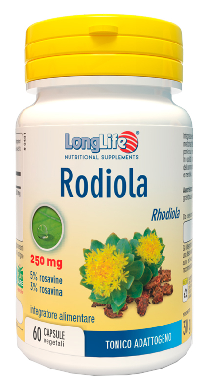 LONGLIFE RODIOLA 60 CAPSULE VEGETALI - Farmacia Artemisia di Montecuollo Dott. Angelo snc