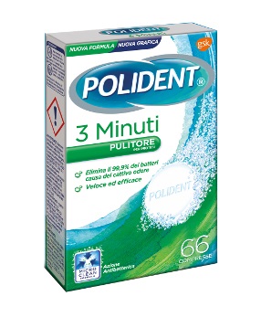 POLIDENT 3 MINUTI 66 COMPRESSE - Farmacia Artemisia di Montecuollo Dott. Angelo snc