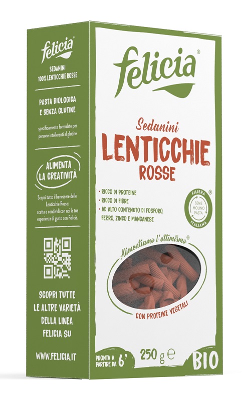 FELICIA BIO SEDANINI LENTICCHIE ROSSE 250 G - Farmacia Artemisia di Montecuollo Dott. Angelo snc
