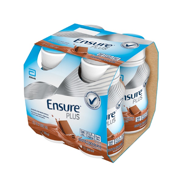 ENSURE PLUS CIOCCOLATO 4 BOTTIGLIE DA 200 ML - Farmacia Artemisia di Montecuollo Dott. Angelo snc