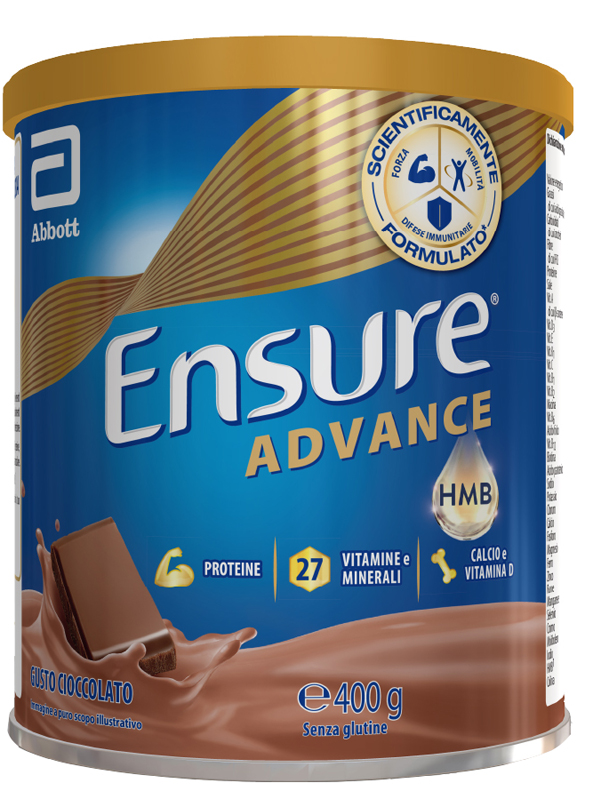 ENSURE ADVANCE CIOCCOLATO 400 G - Farmacia Artemisia di Montecuollo Dott. Angelo snc
