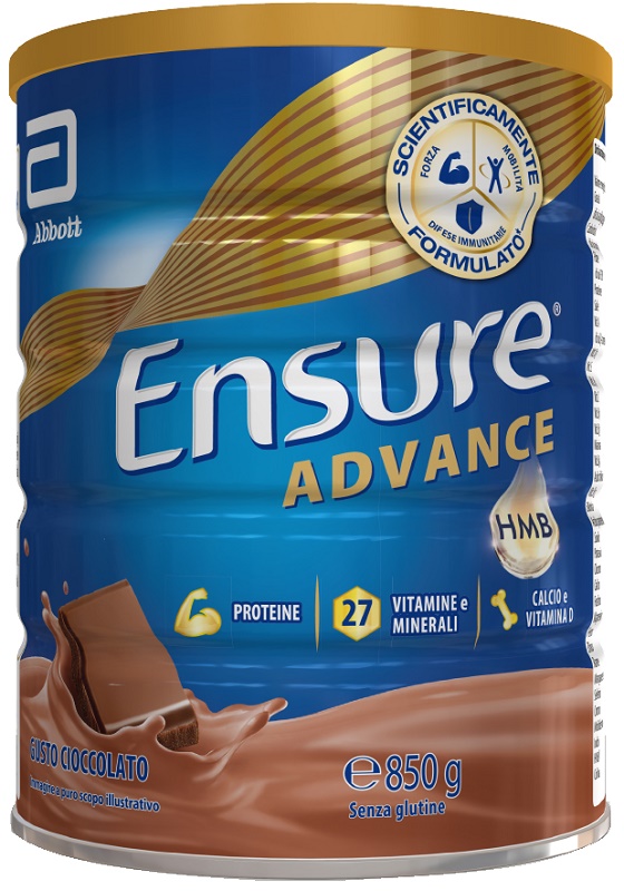 ENSURE ADVANCE CIOCCOLATO 850 G - Farmacia Artemisia di Montecuollo Dott. Angelo snc
