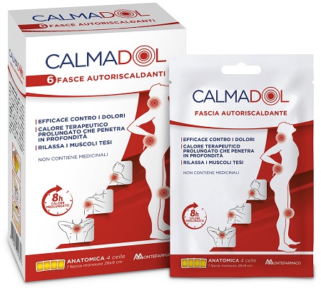 CALMADOL FASCIA RISCALDANTE PACK 6 PEZZI - Farmacia Artemisia di Montecuollo Dott. Angelo snc