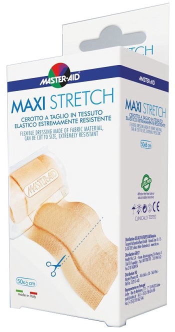 MASTER-AID STRETCH CEROTTO A TAGLIO IN TESSUTO ELASTICO RESISTENTE 50 X 6 CM - Farmacia Artemisia di Montecuollo Dott. Angelo snc