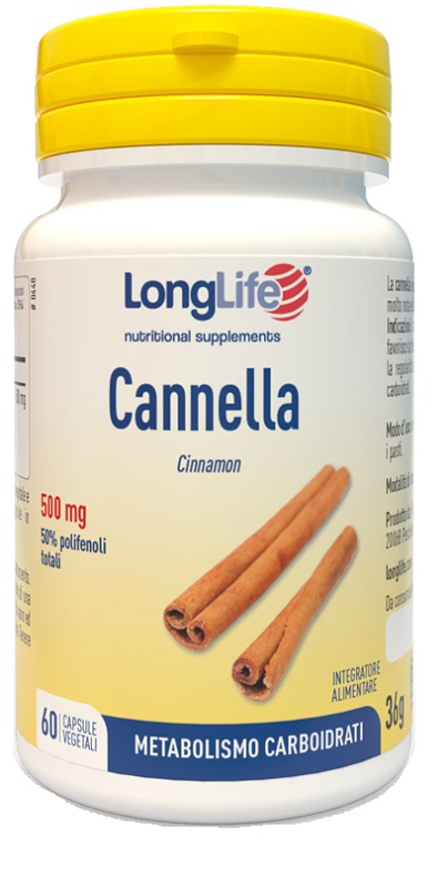 LONGLIFE CANNELLA 60 CAPSULE - Farmacia Artemisia di Montecuollo Dott. Angelo snc