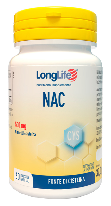 LONGLIFE NAC 60 CAPSULE VEGETALI - Farmacia Artemisia di Montecuollo Dott. Angelo snc