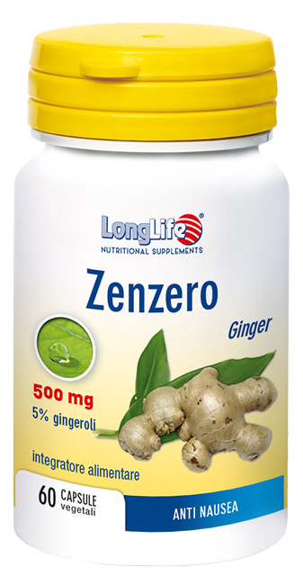 LONGLIFE ZENZERO 60 CAPSULE VEGETALI - Farmacia Artemisia di Montecuollo Dott. Angelo snc