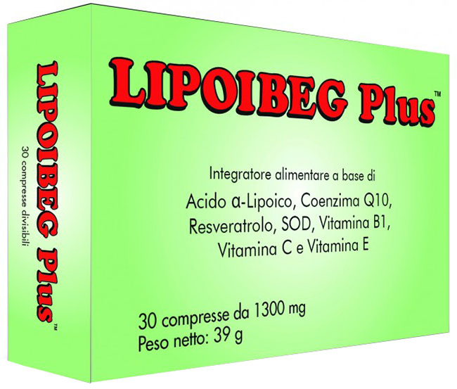 LIPOIBEG PLUS 30 COMPRESSE DA 1300 MG - Farmacia Artemisia di Montecuollo Dott. Angelo snc