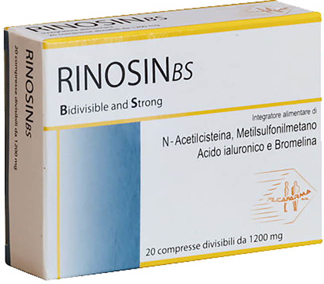 RINOSINBS 20 COMPRESSE DA 1.2 G - Farmacia Artemisia di Montecuollo Dott. Angelo snc