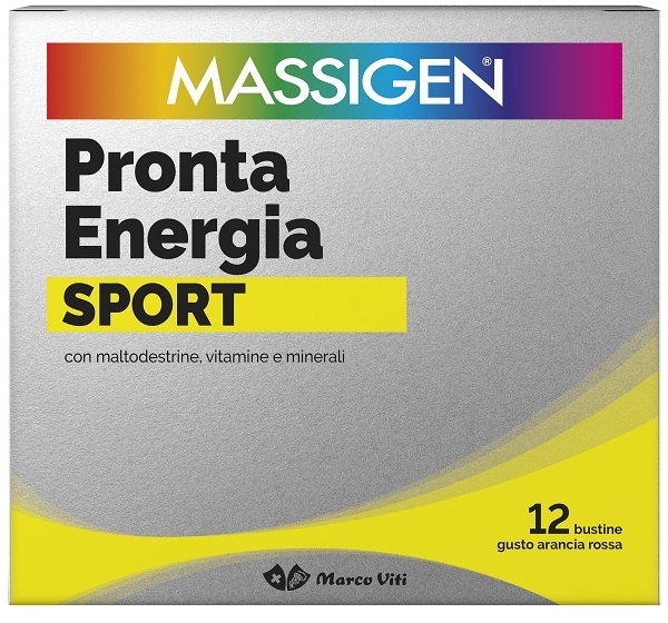 MASSIGEN SPORT PRONTA ENERGIA 12 BUSTINE - Farmacia Artemisia di Montecuollo Dott. Angelo snc