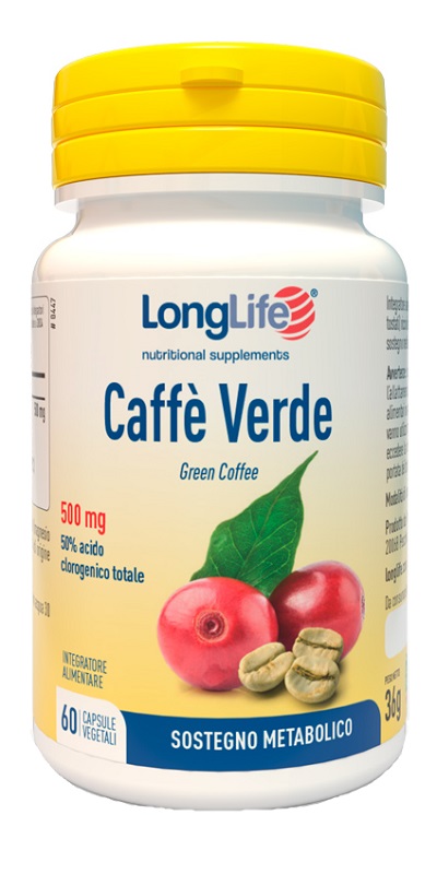 LONGLIFE CAFFE' VERDE 60 CAPSULE VEGETALI - Farmacia Artemisia di Montecuollo Dott. Angelo snc