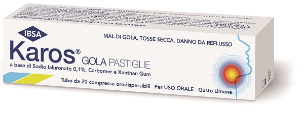 KAROS GOLA 20 PASTIGLIE ORODISPERSIBILI - Farmacia Artemisia di Montecuollo Dott. Angelo snc