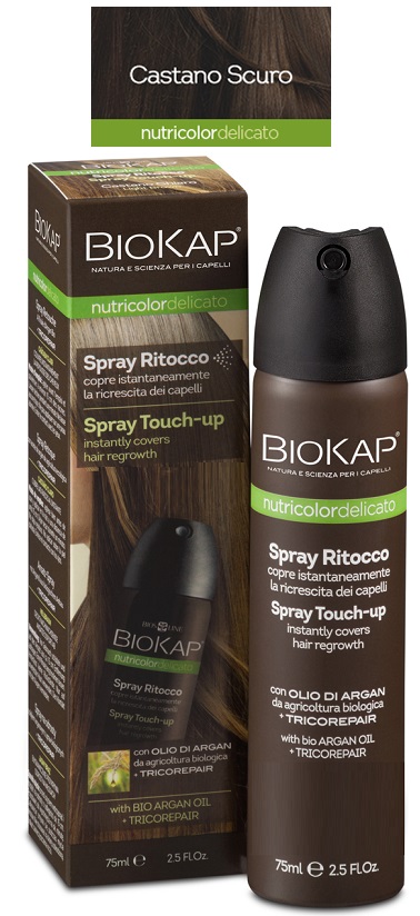 BIOS LINE BIOKAP NUTRIDEL SPRAY RITOCCO CASTANO SCURO 75 ML - Farmacia Artemisia di Montecuollo Dott. Angelo snc