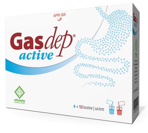 GASDEP ACTIVE 6+12 BUSTINE - Farmacia Artemisia di Montecuollo Dott. Angelo snc