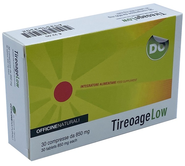 TIREOAGE LOW 30 COMPRESSE 850 MG - Farmacia Artemisia di Montecuollo Dott. Angelo snc