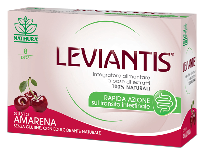 LEVIANTIS SENZA GLUTINE GUSTO AMARENA 8 DOSI / 16 BUSTE - Farmacia Artemisia di Montecuollo Dott. Angelo snc