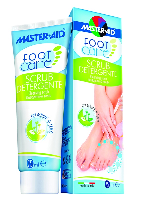 MASTER-AID FOOTCARE DETERGENTE SCRUB PER PIEDI 75 ML L4 - Farmacia Artemisia di Montecuollo Dott. Angelo snc
