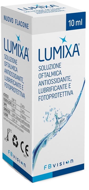 LUMIXA SOLUZIONE OFTALMICA LUBRIFICANTE ANTIOSSIDANTE 10 ML - Farmacia Artemisia di Montecuollo Dott. Angelo snc