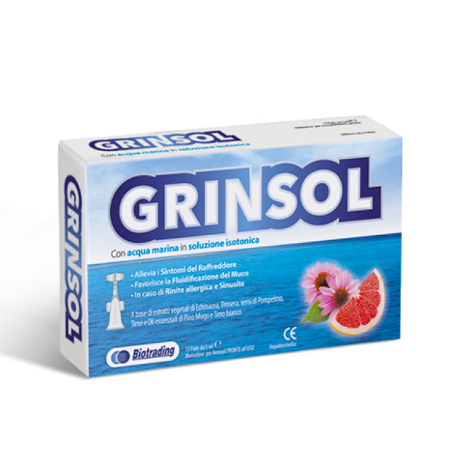 GRINSOL 15 FIALE X 5 ML - Farmacia Artemisia di Montecuollo Dott. Angelo snc