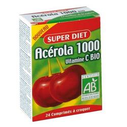 SUPERDIET ACEROLA 1000 VITAMINA C BIO 24 COMPRESSE - Farmacia Artemisia di Montecuollo Dott. Angelo snc