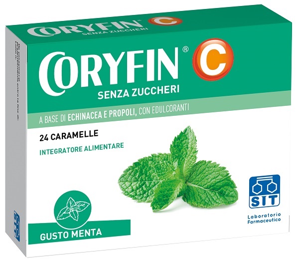 CORYFIN C SENZA ZUCCHERO MENTOLO 48 G - Farmacia Artemisia di Montecuollo Dott. Angelo snc