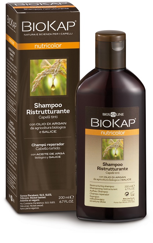 BIOKAP NUTRICOLOR SHAMPOO RISTRUTTURANTE 200 ML - Farmacia Artemisia di Montecuollo Dott. Angelo snc