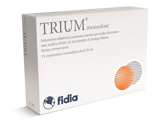 TRIUM MONODOSE GOCCE OCULARI 15 FLACONCINI - Farmacia Artemisia di Montecuollo Dott. Angelo snc
