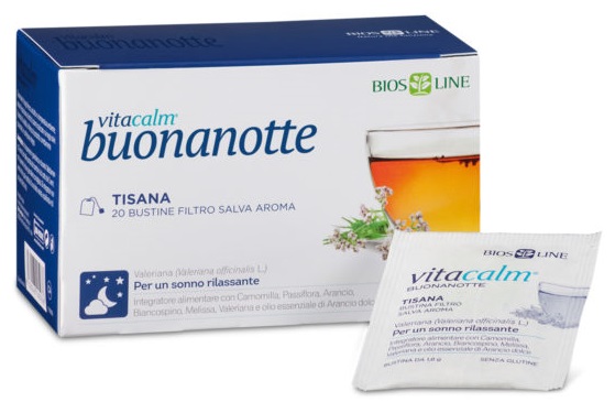 VITACALM BUONANOTTE TISANA 20 BUSTINE - Farmacia Artemisia di Montecuollo Dott. Angelo snc
