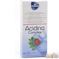 ACIDINA COMPLEX 20 TAVOLETTE - Farmacia Artemisia di Montecuollo Dott. Angelo snc