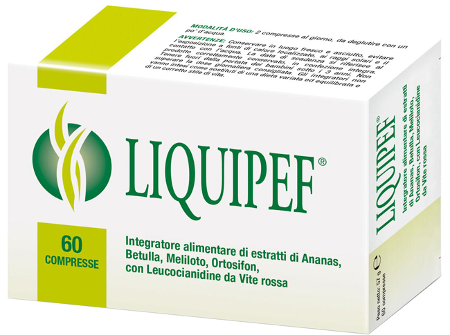 LIQUIPEF 60 COMPRESSE - Farmacia Artemisia di Montecuollo Dott. Angelo snc