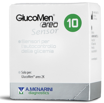 STRISCE GLUCOMEN AREO SENSOR PER ANALISI DEL GLUCOSIO 10 PEZZI - Farmacia Artemisia di Montecuollo Dott. Angelo snc