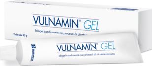 VULNAMIN MEDICAZIONE INTERATTIVA IN GEL A BASE DI AMINOACIDICOSTITUTIVI DEL COLLAGENE E SODIO JALURONATO TUBO 50 G - Farmacia Artemisia di Montecuollo Dott. Angelo snc