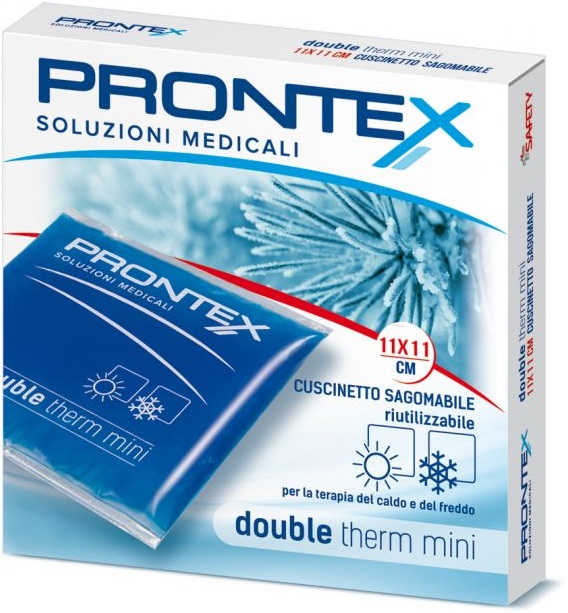 PRONTEX CUSCINETTO IN GEL RIUTILIZZABILE DOUBLE THERM 11X11CM - Farmacia Artemisia di Montecuollo Dott. Angelo snc