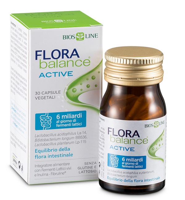 BIOSLINE FLORABALANCE ACTIVE 30 CAPSULE VEGETALI - Farmacia Artemisia di Montecuollo Dott. Angelo snc