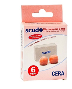 TAPPO AURICOLARE EARPLUG SCUDO IN CERA 6 COPPIE 12 PEZZI ARTICOLO 7EN081 - Farmacia Artemisia di Montecuollo Dott. Angelo snc