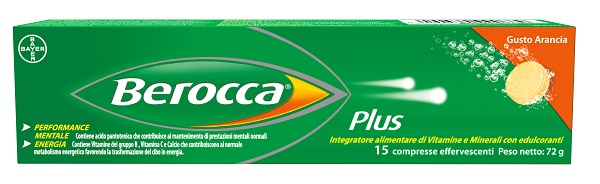 BEROCCA PLUS 15 COMPRESSE EFFERVESCENTE - Farmacia Artemisia di Montecuollo Dott. Angelo snc