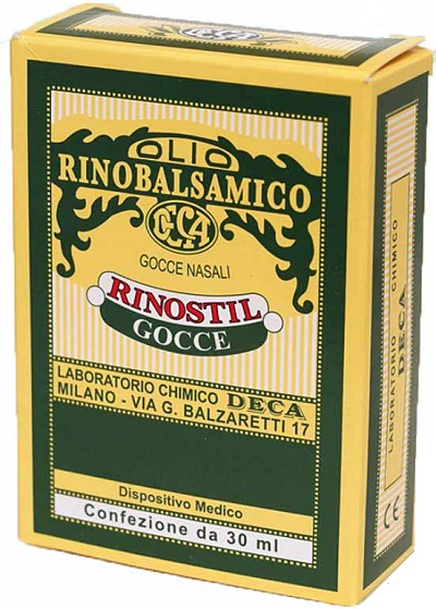 RINOSTIL GOCCE NASALI FLACONE 30ML OLIO RINOBALSAMICO PER LAPROTEZIONE DELLA MUCOSA NASALE E LA PULIZIA DELLE FOSSE NASALI - Farmacia Artemisia di Montecuollo Dott. Angelo snc