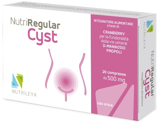 NUTRIREGULAR CYST 20 CAPSULE 500 MG - Farmacia Artemisia di Montecuollo Dott. Angelo snc