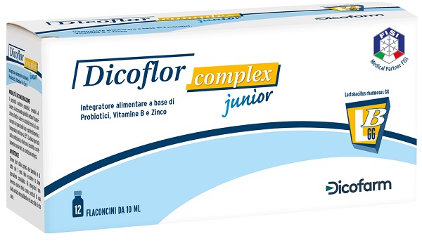 DICOFLOR COMPLEX JUNIOR 12 FLACONI DA 10 ML - Farmacia Artemisia di Montecuollo Dott. Angelo snc