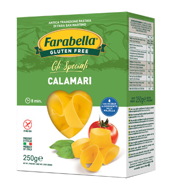 FARABELLA CALAMARI SENZA GLUTINE 250 G - Farmacia Artemisia di Montecuollo Dott. Angelo snc