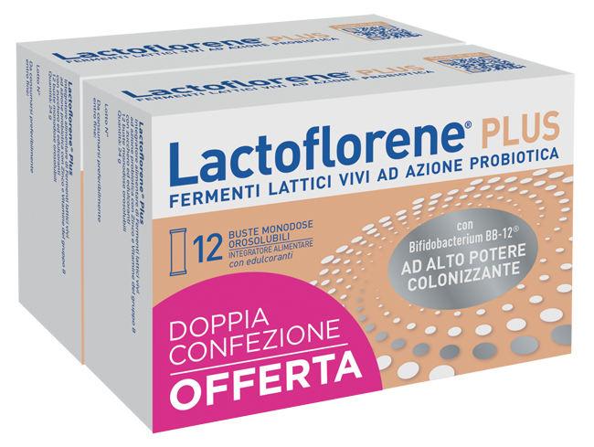 LACTOFLORENE PLUS BIPACK 12 BUSTINE 48 G - Farmacia Artemisia di Montecuollo Dott. Angelo snc